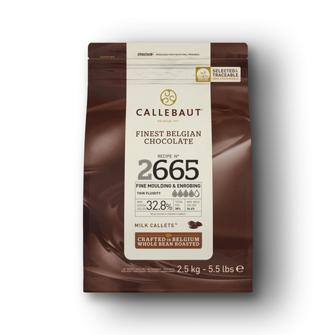 Callebaut 2665 Lys Chokolade - 2,5kg
