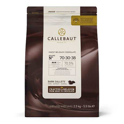 Callebaut 70-30-38 Mørk Chokolade 70,5% - 2,5kg