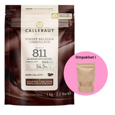 Callebaut 811 Mørk Chokolade - 1 kg