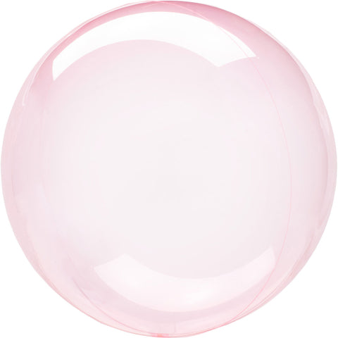 Folieballon Crystal Clear - Pink