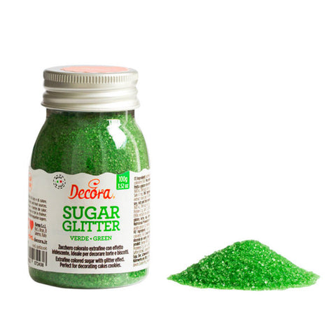Sukker/Glitter Krymmel - Grøn 100g