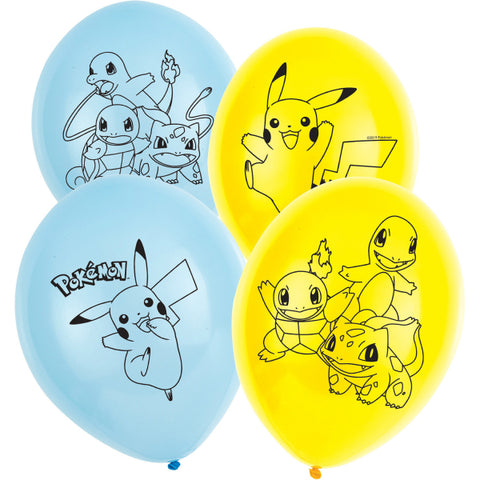 Pokémon - Balloner 6 stk.