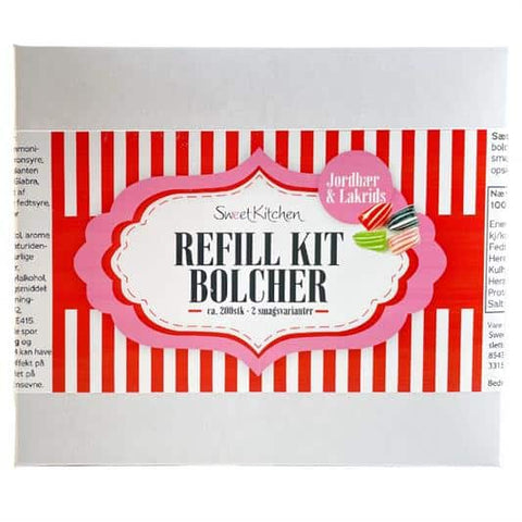 Refill Bolsjesæt - Jordbær/Lakrids