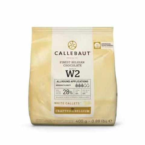 Callebaut Hvid W2 Chokolade - 400g