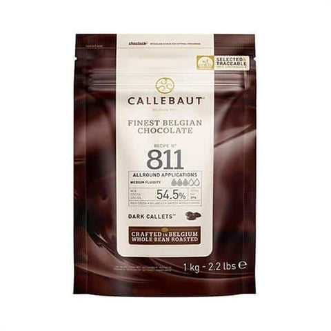 Callebaut 811 Mørk Chokolade - 1 kg