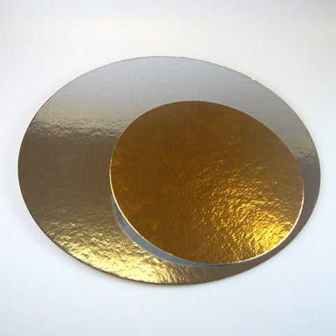 Kagepap Guld/Sølv - 3 stk. Ø20