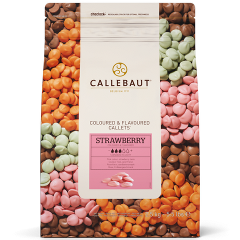 Callebaut Strawberry Chokolade - 2,5kg