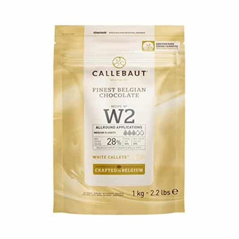 Callebaut Hvid W2 Chokolade - 1kg