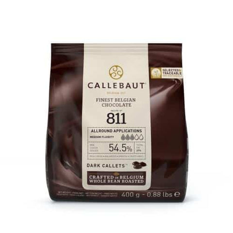 Callebaut 811 Mørk Chokolade - 400g