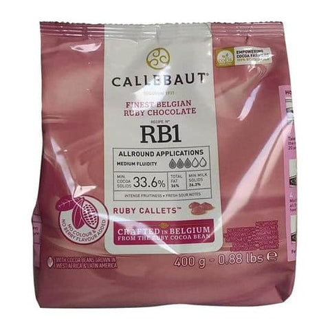 Callebaut Ruby Chokolade - 400g